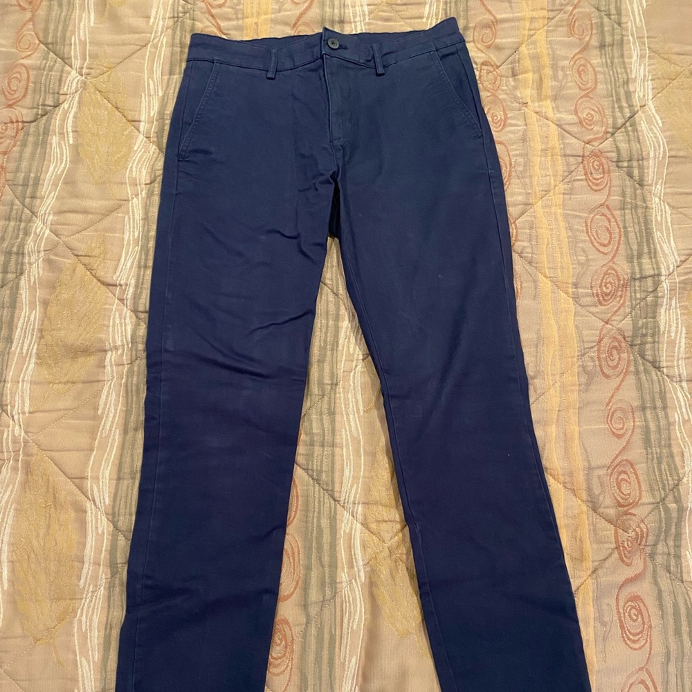 Top man Navy Slim Pants 30W 32L